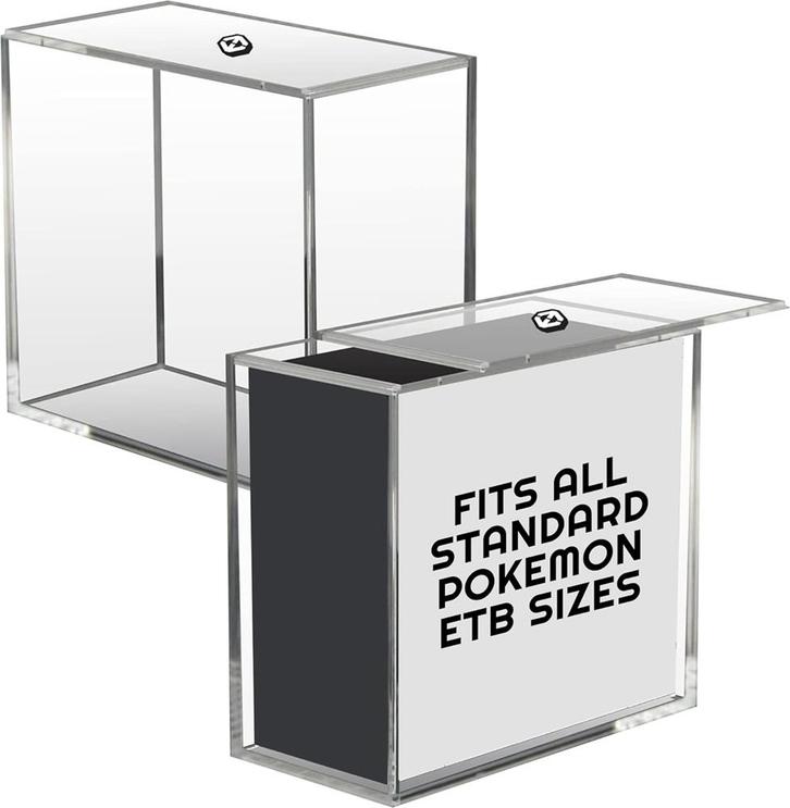 Acrylic Case - Pokemon Elite Trainer Box - Sliding Lid (4mm), Hobby en Vrije tijd, Verzamelkaartspellen | Overige, Nieuw, Verzenden