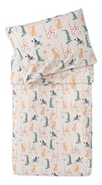Jollein Jungle Jambo Dekbedovertrek en Sloop 100 x 140 cm, Kinderen en Baby's, Verzenden, Nieuw