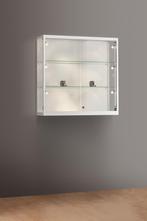 *TIP*  Luxe vitrinekast aluminium 100 cm met deurtjes en, Ophalen of Verzenden, Nieuw in verpakking