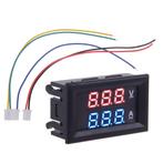 Inbouw volt en ampere meter rood / blauw, Hobby en Vrije tijd, Elektronica-componenten, Verzenden, Nieuw