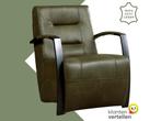 Leren fauteuil Magnificent - Granada Moss (olijf/groen), Huis en Inrichting, Fauteuils, Nieuw, Ophalen of Verzenden, 50 tot 75 cm