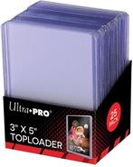 Toploader - 3 x 5 (25 stuks) | Ultra Pro - Trading cards, Verzenden, Nieuw