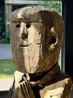 Voorouderfiguur sjamaan met sjaal - 74 cm, 5 kg -