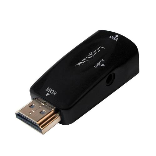HDMI naar VGA + 3,5mm Jack adapter met HDCP -, Audio, Tv en Foto, Overige Audio, Tv en Foto, Ophalen of Verzenden