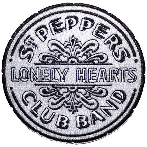 The Beatles Sgt Pepper Drum B&W Patch officiële merchandise, Verzamelen, Muziek, Artiesten en Beroemdheden, Kleding, Nieuw, Ophalen of Verzenden