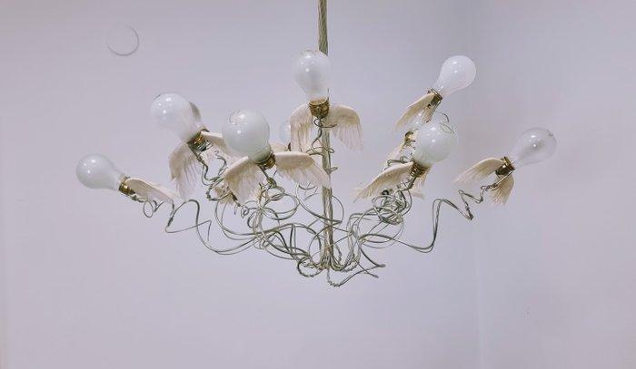 Ingo Maurer - Ingo Maurer - Plafondlamp - Birdie - Metaal, Antiek en Kunst, Antiek | Lampen