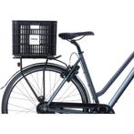 Basil Fietskrat L - 40L - Gerecycled Kunststof - Zwart -..., Ophalen of Verzenden, Nieuw
