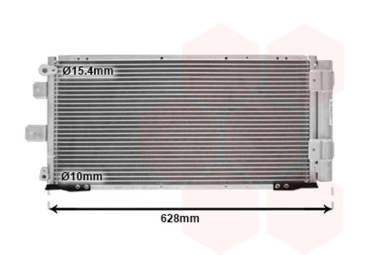 LUCHTCONDENSATOR VOOR TOYOTA COROLLA E11 1997-1999, Auto-onderdelen, Airco en Verwarming, Nieuw, Ophalen of Verzenden