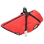 Hondenjas met Harnas Rood L48: Veilig & Goedkoop! OP = OP, Dieren en Toebehoren, Ophalen of Verzenden, Nieuw, Hondenjas