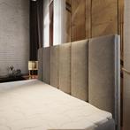 Boxspring Belize - compleet incl. topper en opbergruimte!, Grijs, 200 cm, Nieuw, Tweepersoons