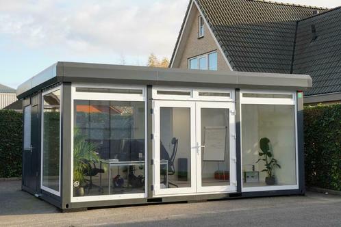 Prefab tuinhuis / tuinkantoor! Permanente ruimteoplossing!, Tuin en Terras, Tuinhuizen, 400 cm of meer, 3 ramen of meer, 500 cm of meer