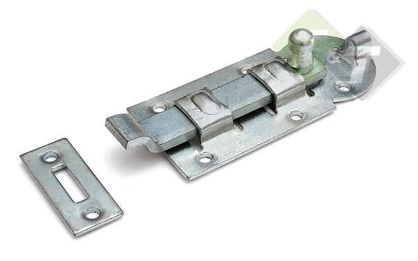 Rolschuif - Schuifgrendel Met Bocht - Schuif Slot - 140 Mm -, Doe-het-zelf en Verbouw, Hang- en Sluitwerk, Overige typen, Nieuw