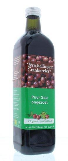 Cranberry ongezoet sap Skylge Terschellinger Bio 750 ml, Diversen, Braces, Verzenden