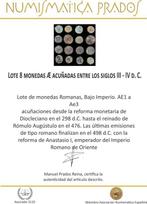 Romeinse Rijk Lote 8 monedas Æ acuñadas entre los siglos III, Postzegels en Munten, Munten | Europa | Niet-Euromunten