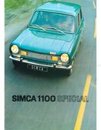 1970 SIMCA 1100 SPECIAL BROCHURE NEDERLANDS, Nieuw, Author