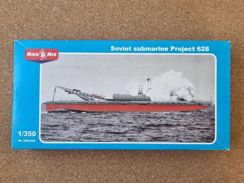 MikroMir 350-030 Soviet Project 628 Submarine 1:350, Hobby en Vrije tijd, Modelbouw | Boten en Schepen, Verzenden