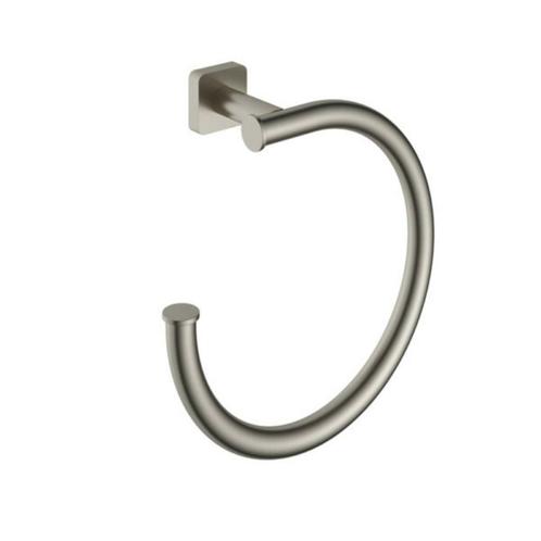 Handdoekring Hotbath Gal Geborsteld Nikkel PVD, Doe-het-zelf en Verbouw, Sanitair, Bad, Nieuw, Ophalen of Verzenden