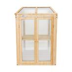 Broeikas | Kweekkas | Tuinkas | 60x49x97,5 cm | Vurenhout, Tuin en Terras, Kweekspullen, Verzenden, Nieuw