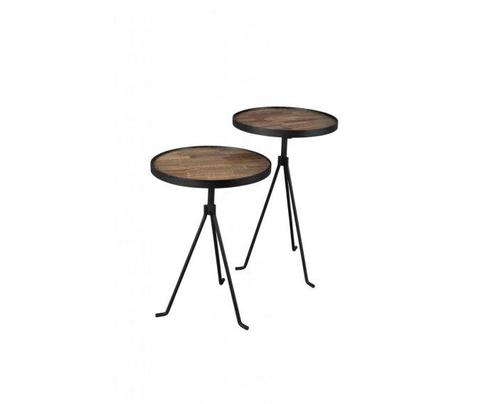 Dutchbone Tides bijzettafel set van 2, Huis en Inrichting, Tafels | Bijzettafels, Nieuw, Ophalen of Verzenden
