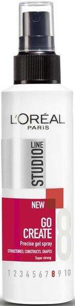 L'OREAL STUDIO LINE GO CREATE PRECISE GEL SPRAY 150 ML, Nieuw, Verzenden