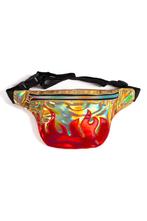 Heuptasje Goud Rode Vlammen Iridescent Fanny Pack Flames Heu, Sieraden, Tassen en Uiterlijk, Ophalen of Verzenden, Nieuw, Overige typen