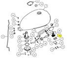 Royal Enfield O? Ring-Fuel Gauge - 585456A Interceptor 650, Motoren, Verzenden, Nieuw