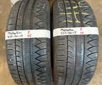 2x225-50-17 michelin winter 5mm €55 per band 225 50 17, Ophalen, Gebruikt, 17 inch, Winterbanden