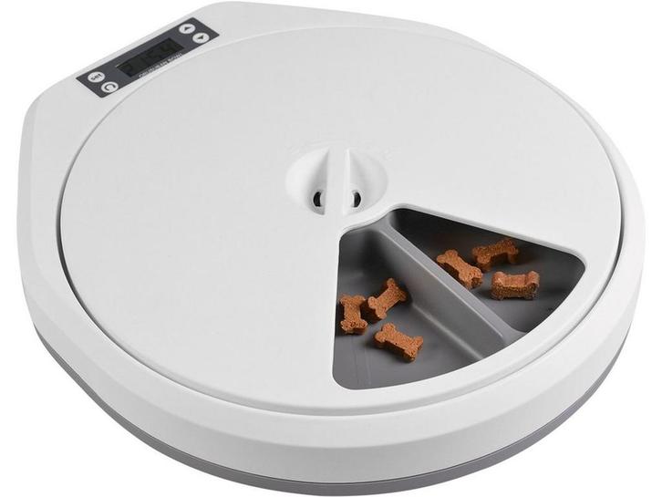 Duvo+ Automatische Voerbak - 5 maaltijden per dag - Voor, Dieren en Toebehoren, Dierenvoeding, Verzenden