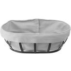 Broodmand | Zwart/Grijs | Met Zak | 250x160x75(h)mm HENDI, Verzenden, Nieuw in verpakking