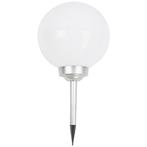 Decoratieve Solar Bol | 63cm | Wit | Beste Prijs, Tuin en Terras, Buitenverlichting, Zonne-energie, Kunststof, Minder dan 50 watt
