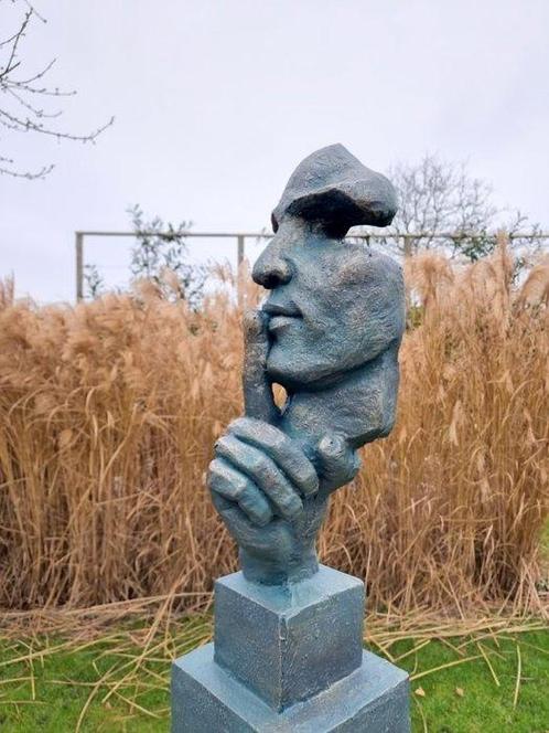 sculptuur, Silence - 78 cm - polystone, Antiek en Kunst, Curiosa en Brocante