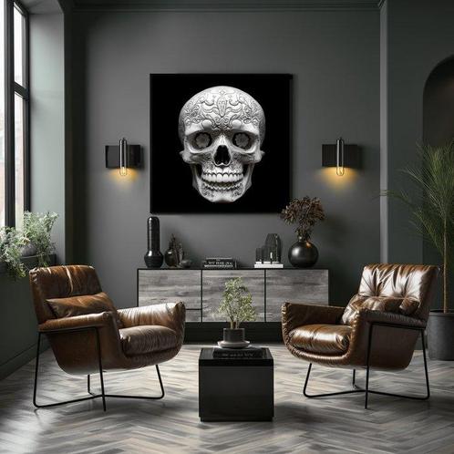 Artxlife - White Leather Skull [XXL], Antiek en Kunst, Antiek | Boeken en Bijbels