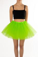 KIMU® Tutu Lime Groen Tule Rokje M L 164 170 176 Limegroen P, Maat 38/40 (M), Carnaval, Nieuw, Ophalen of Verzenden