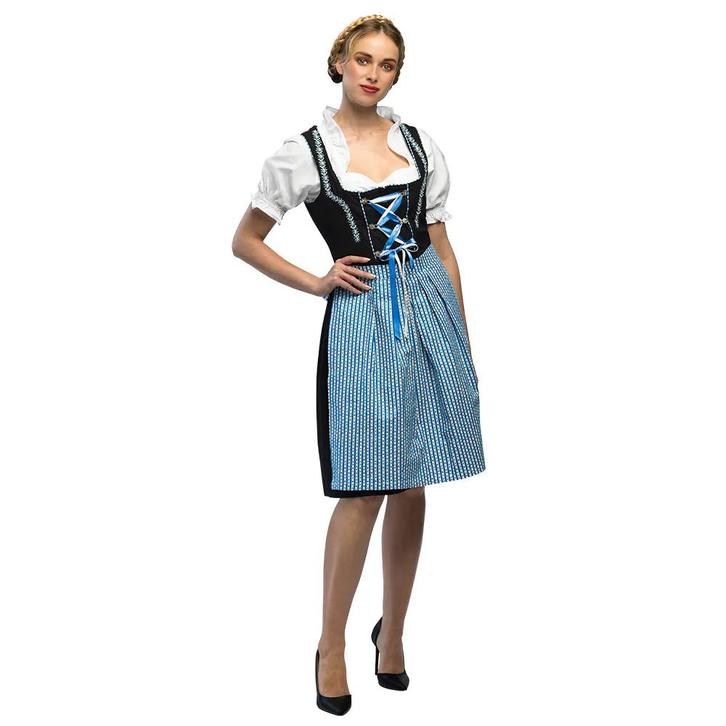 Oktoberfeest Kostuum Frau Fischer blauw, Kleding | Dames, Carnavalskleding en Feestkleding, Nieuw, Ophalen of Verzenden
