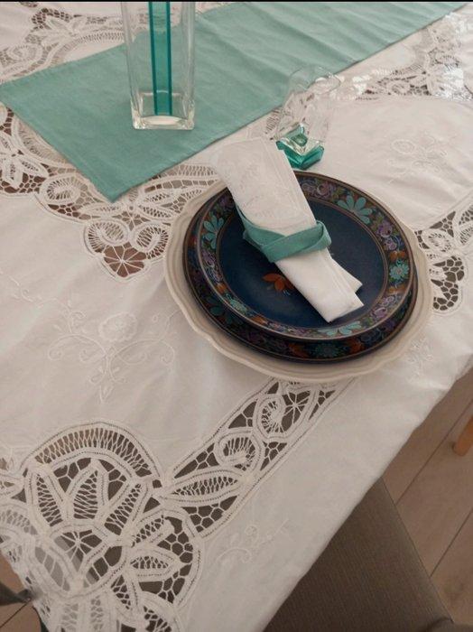 Lino - Rinascimento francese - Tafelkleed - 250 cm - 160 cm, Antiek en Kunst, Antiek | Kleden en Textiel