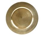 Onderbord goud – 33 cm rond decoratief tafelaccessoire, Ophalen of Verzenden, Nieuw