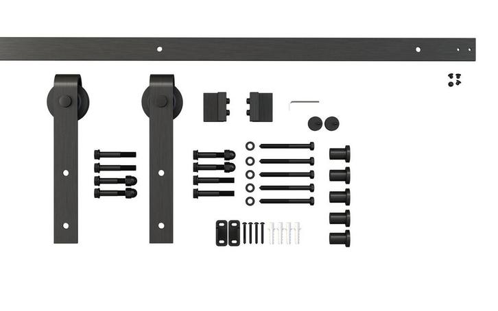Schuifdeursysteem - Recht met rails, Doe-het-zelf en Verbouw, Kozijnen en Schuifpuien, Nieuw