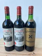 Clos Rene; 1975 & 2005 & 1971 Le Commandeur - Pomerol - 3, Verzamelen, Wijnen, Nieuw