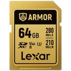 Lexar SDXC Pro Gold Series ARMOR UHS-II 64GB V60, Audio, Tv en Foto, Fotografie | Geheugenkaarten, Ophalen of Verzenden, Nieuw