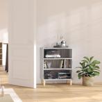 vidaXL Dressoir 57x35x70 cm bewerkt hout grijs sonoma, Huis en Inrichting, Kasten | Dressoirs, Verzenden, Nieuw, 50 tot 100 cm