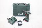 Metabo BS 18 18V Li-Ion accu boor-/schroefmachine set (2x, Verzenden, Zo goed als nieuw