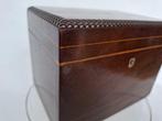 Kist - victoriaanse tea caddy - Hout