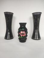 Rupel Boom - Vaas (3) - Glas - Zwarte hyaliete