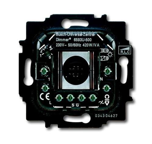 Busch Jaeger tastdimmer universeel 420W - 6593 U-500, Doe-het-zelf en Verbouw, Elektra en Kabels, Ophalen of Verzenden