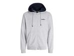 Veiling - Jack &amp; Jones Jor Tango Zip Sweat Hood White Me, Nieuw