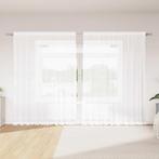 vidaXL Kantgordijn met gordijnen Wit 500x100cm Polyester, Huis en Inrichting, Stoffering | Gordijnen en Lamellen, Verzenden, Nieuw