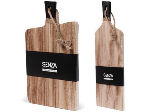 SENZA Serveerplank - Hout - Borrelplank, Huis en Inrichting, Keuken | Servies, Nieuw, Verzenden