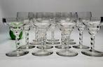 Drinkservies (14) - Empoli-glaswerk - Glas, Parels - Ardeco, Antiek en Kunst