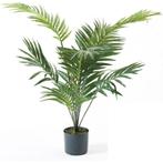 Kunstplant palmboom 90 cm groen in pot - Overige kunstplan..