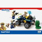 BlueBrixx - Bos Politie Quad Control (104 bouwstenen) 6+, Nieuw